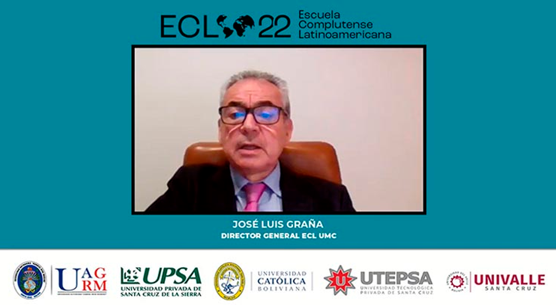 Lee más sobre el artículo Gracias a los docentes españoles y bolivianos por su esfuerzo para la impartición de sus cursos: José Luis Graña, Director General Universidad Complutense de Madrid