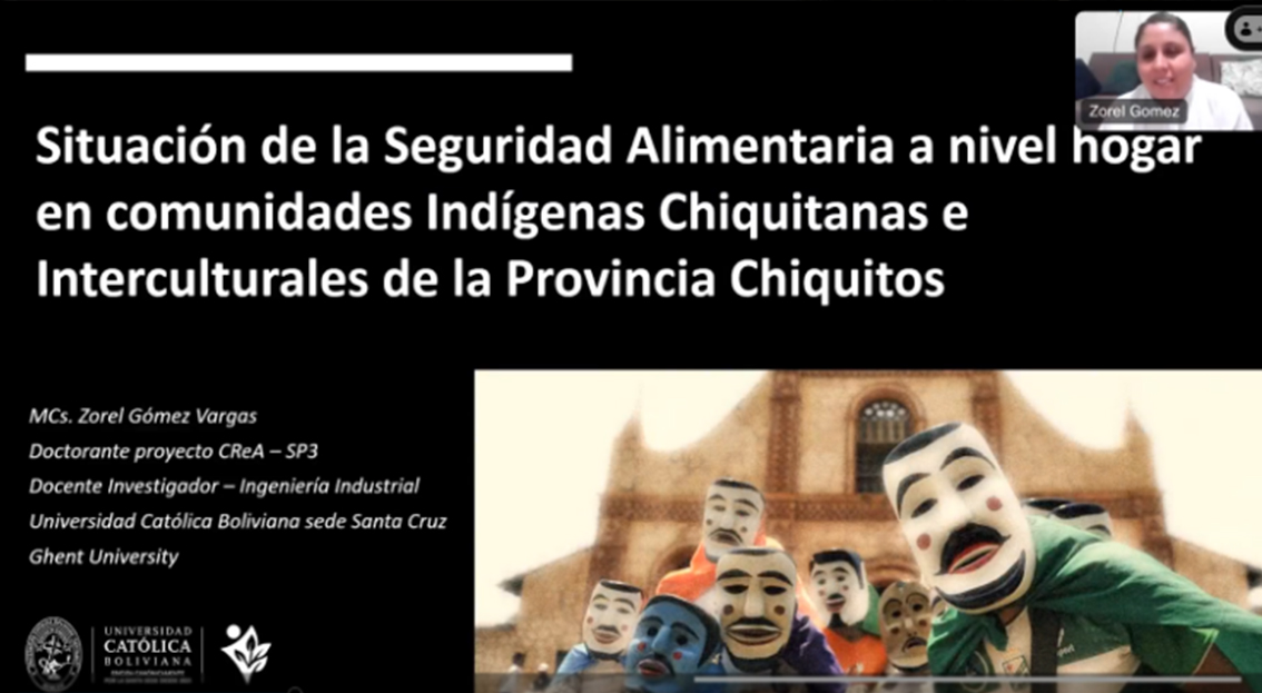 Lee más sobre el artículo Docente Investigadora de la UCB participa en Ciclo Internacional sobre Sistemas Alimentarios Sostenibles